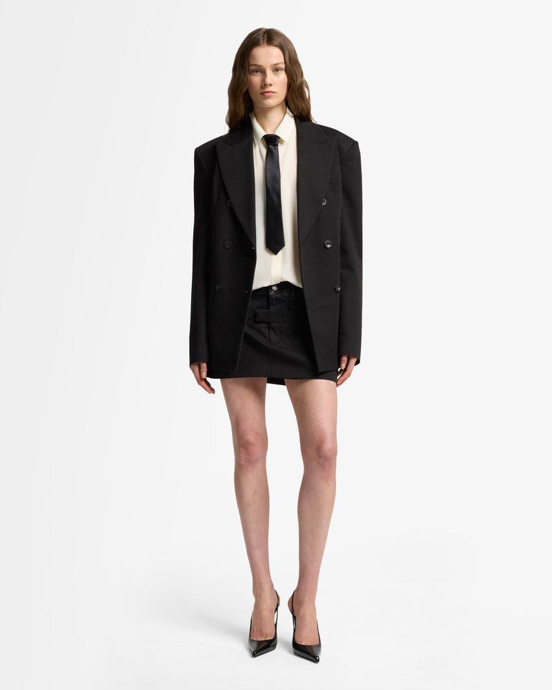 Sleeveless Silk Button Down Product Image