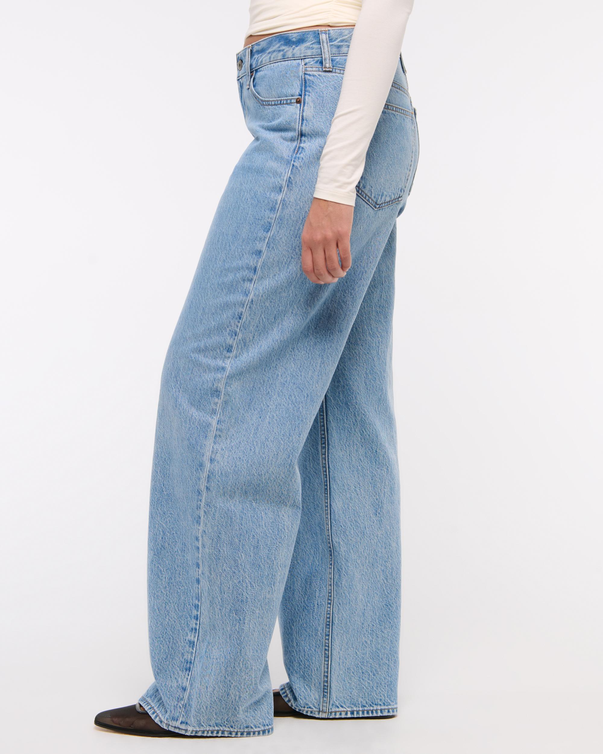 Curve Love Low Rise Ultra Loose Jean Product Image