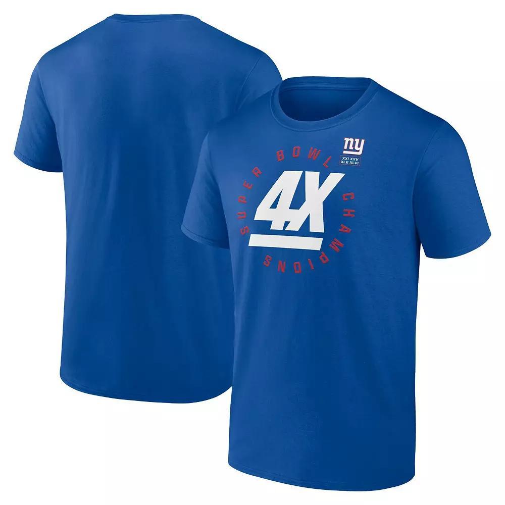 Men's Fanatics Royal New York Giants Hometown Offensive Drive T-Shirt,  Product Image