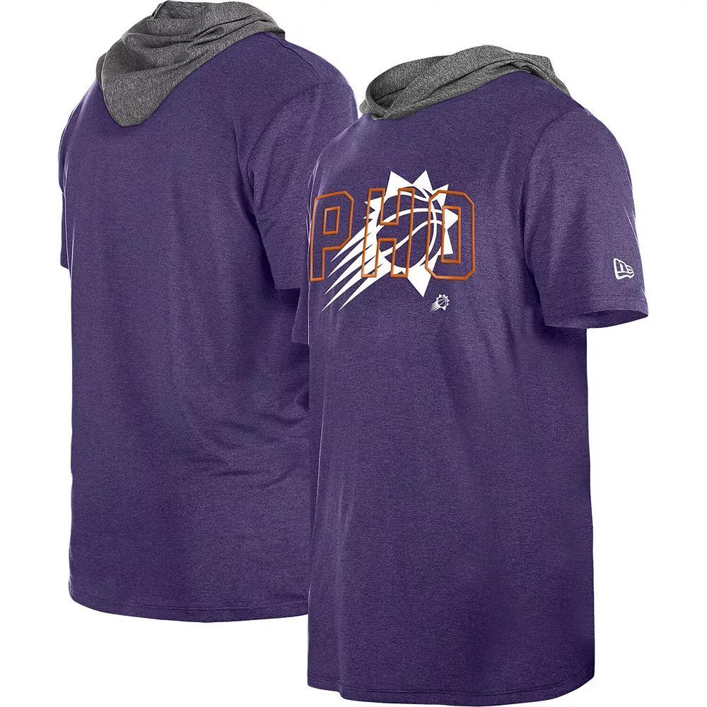 Men's New Era Purple Phoenix Suns Active Hoodie T-Shirt,  Product Image