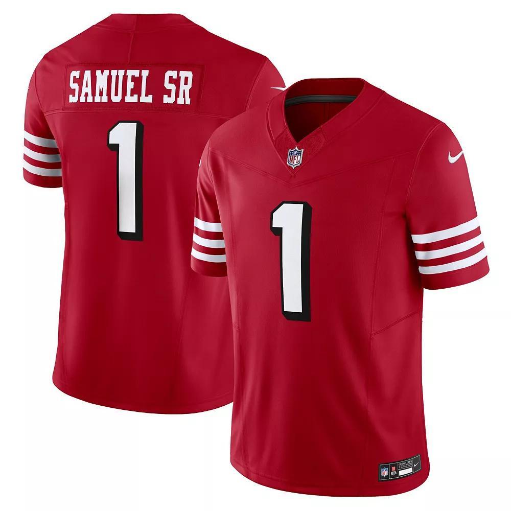 Men's Nike Deebo Samuel Sr Scarlet San Francisco 49ers Alternate Vapor F.U.S.E. Limited Jersey, Size: 2XL, Red Product Image