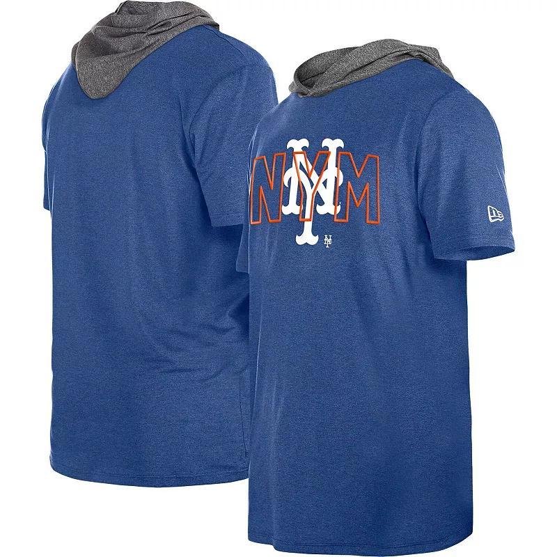 Men's New Era Royal New York Mets Team Hoodie T-Shirt, Size: Large, Blue Product Image