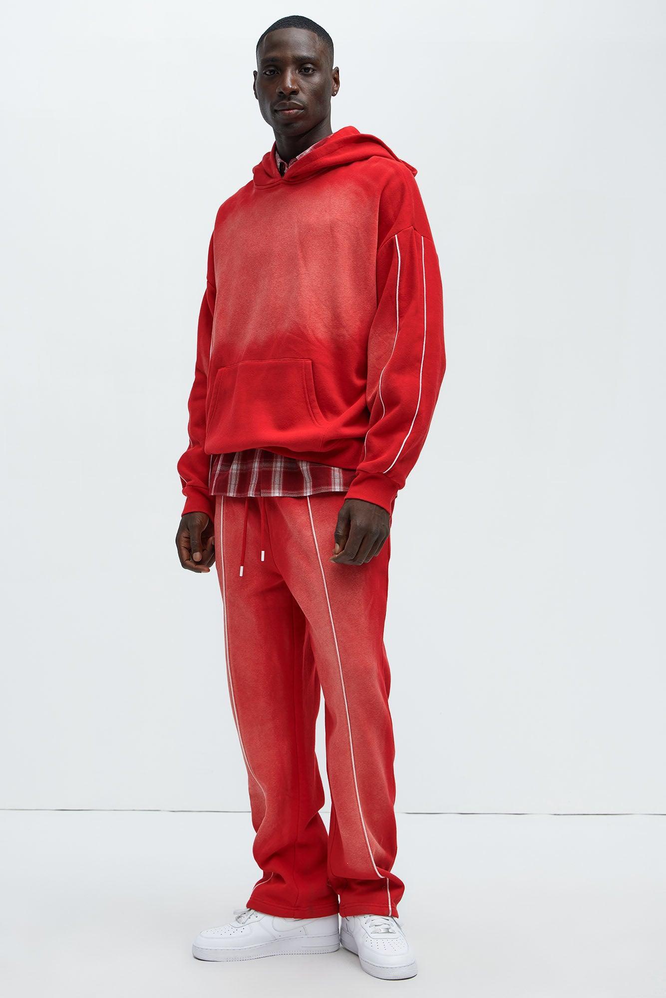 Tyson Just Go With It Straight Sweatpants - Red Product Image