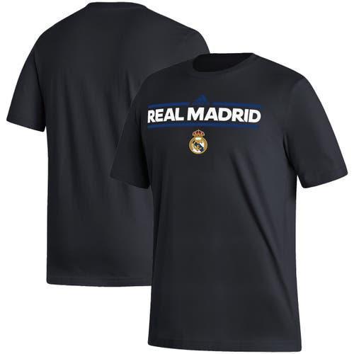 Mens adidas Black Real Madrid Dassler T-shirt Product Image