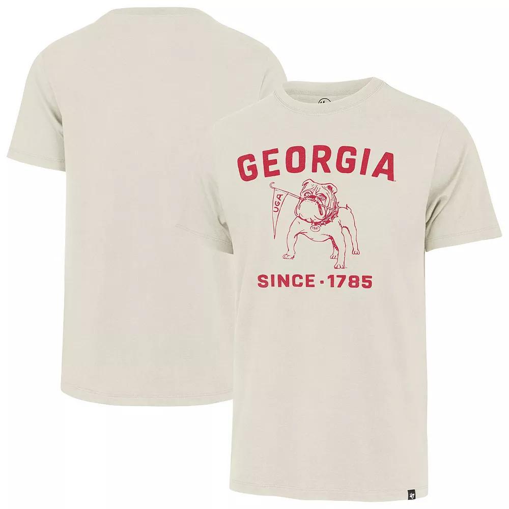 Men's '47 Cream Georgia Bulldogs Duster Franklin T-Shirt, Size: XL, Beige Product Image
