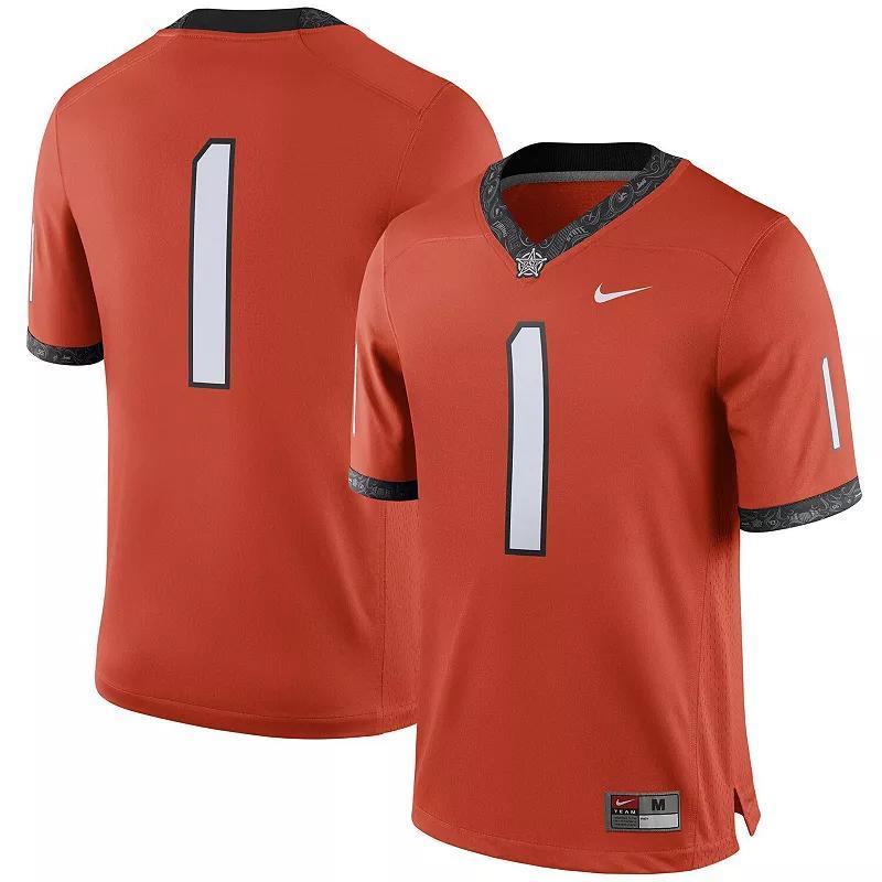 Men's Nike #1 Orange Oklahoma State Cowboys Alternate Game Jersey, Size: XL Product Image