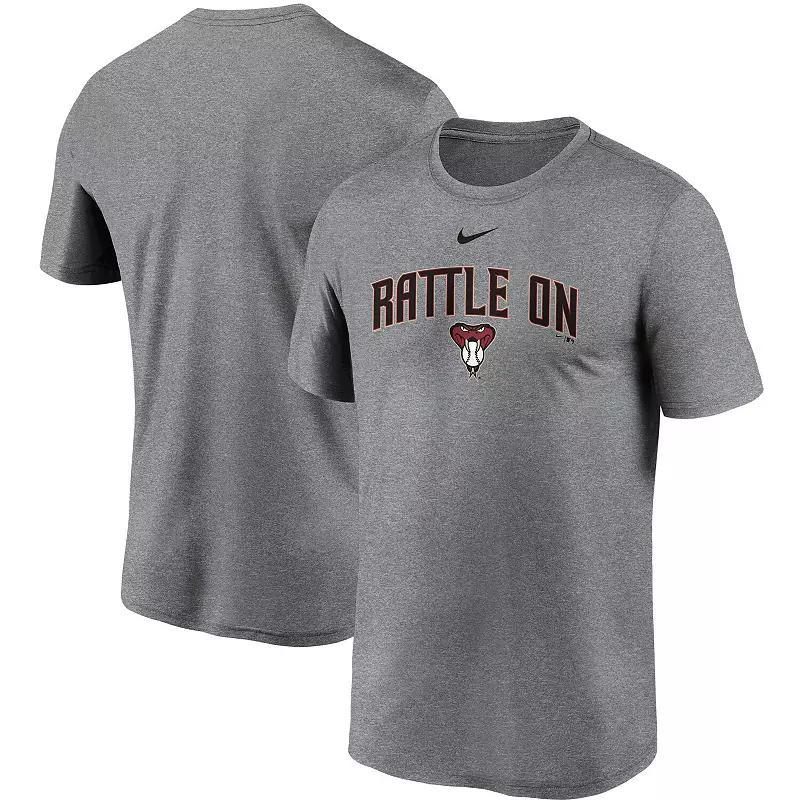 Men's Nike Gray Arizona Diamondbacks Local Font Legend T-Shirt,  Product Image