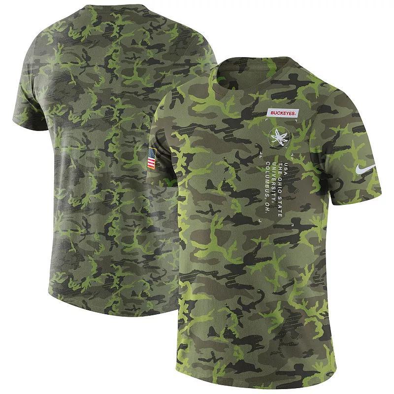 Mens Nike Camo Ohio State Buckeyes Military T-Shirt Product Image