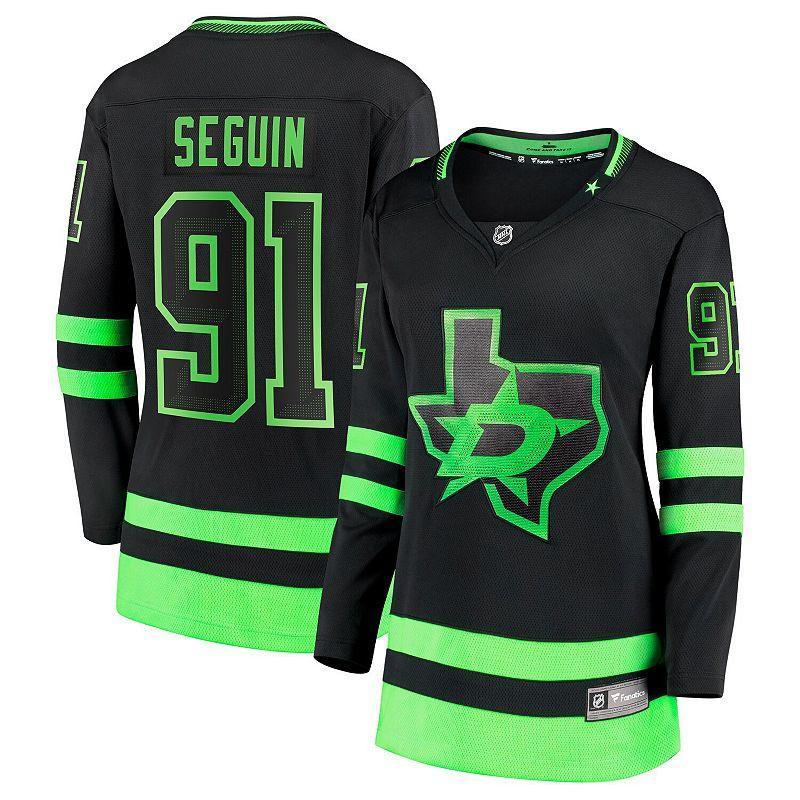 Womens Fanatics Branded Tyler Seguin Dallas Stars 2020/21 Alternate Premier Breakaway Player Jersey Product Image