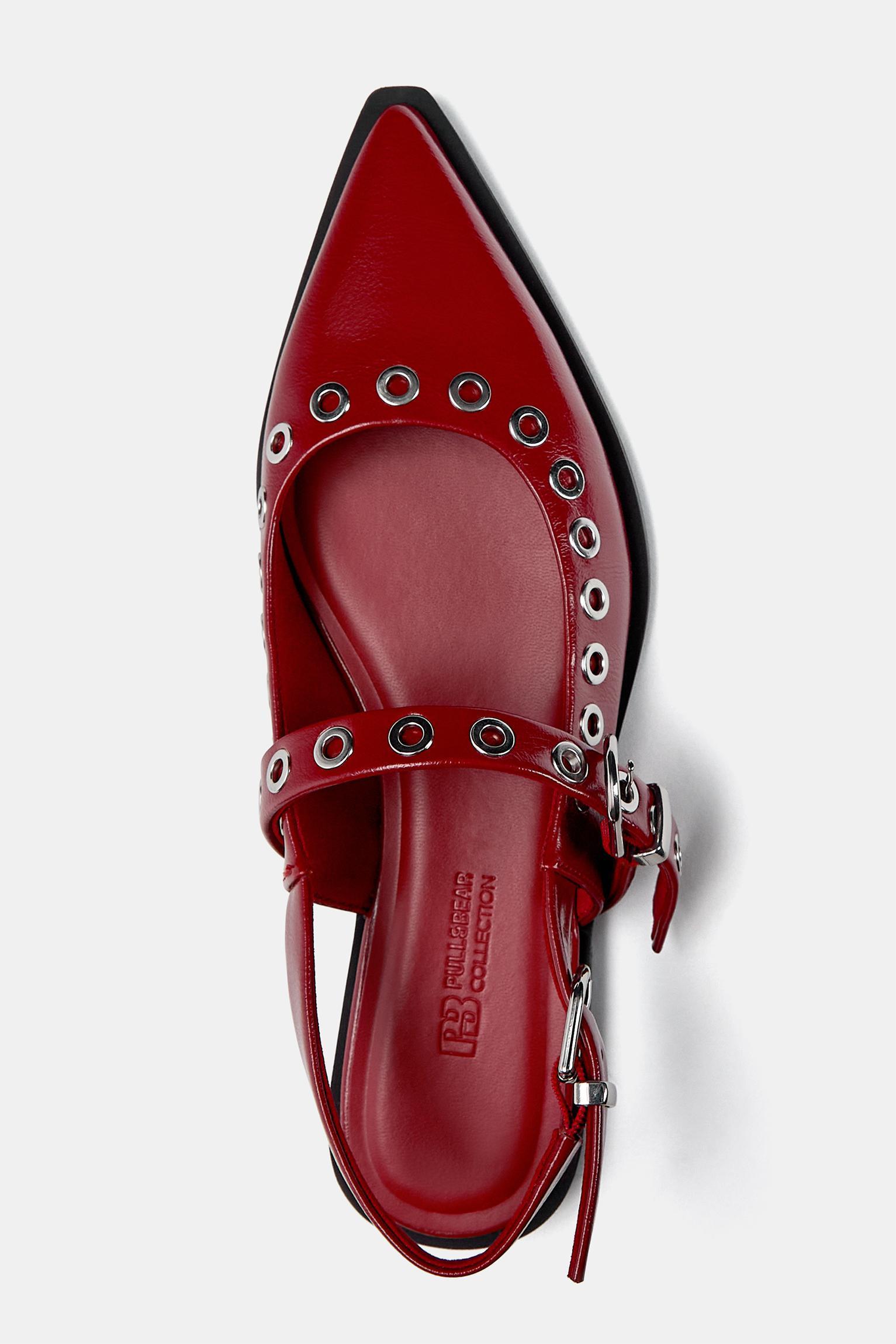 Studded slingback shoes Product Image