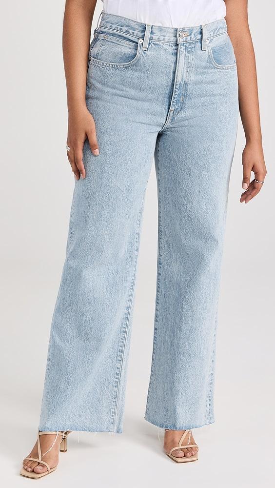 SLVRLAKE Grace High Rise Wide Leg Jeans | Shopbop Product Image