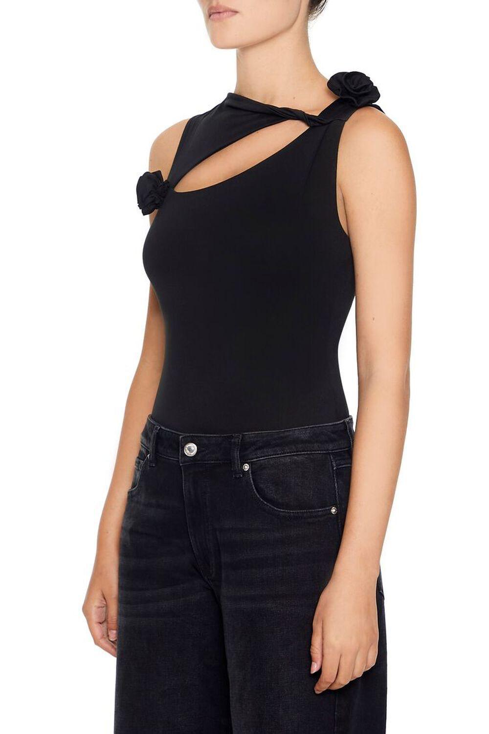 Cutout Rosette Bodysuit | Forever 21 Product Image