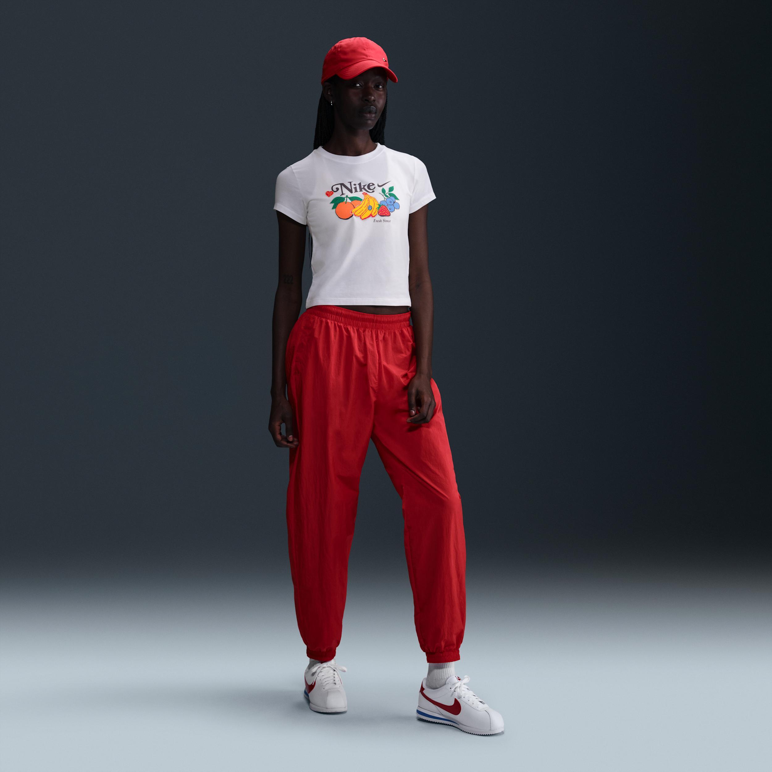 Womens Nike Sportswear Essential Slim Crop T-Shirt Product Image