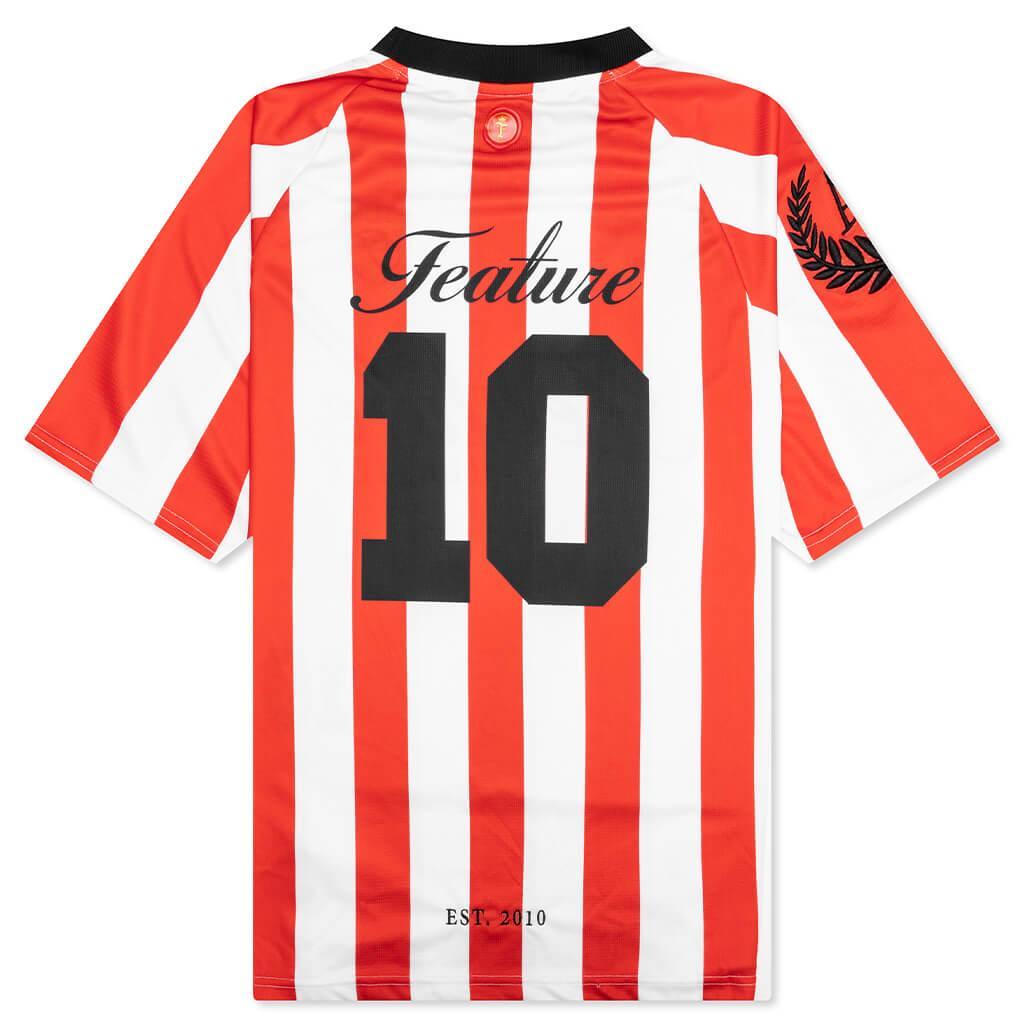 Pele Futbol Jersey - Red/White Male Product Image