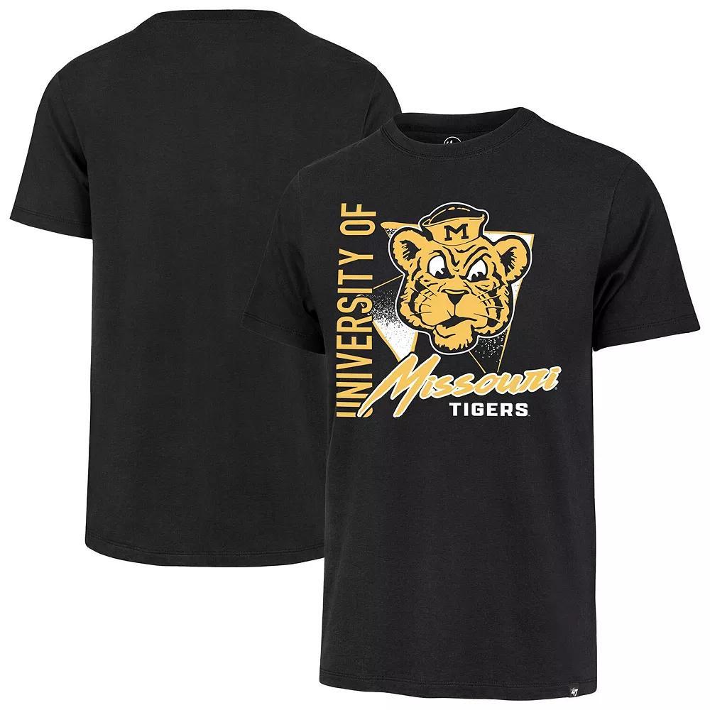 Men's '47 Black Missouri Tigers Side Arm Franklin T-Shirt, Size: Large Product Image