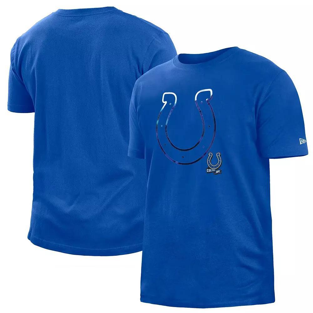 Men's New Era Blue Indianapolis Colts 2022 Sideline Ink Dye T-Shirt, Size: 3XL Product Image