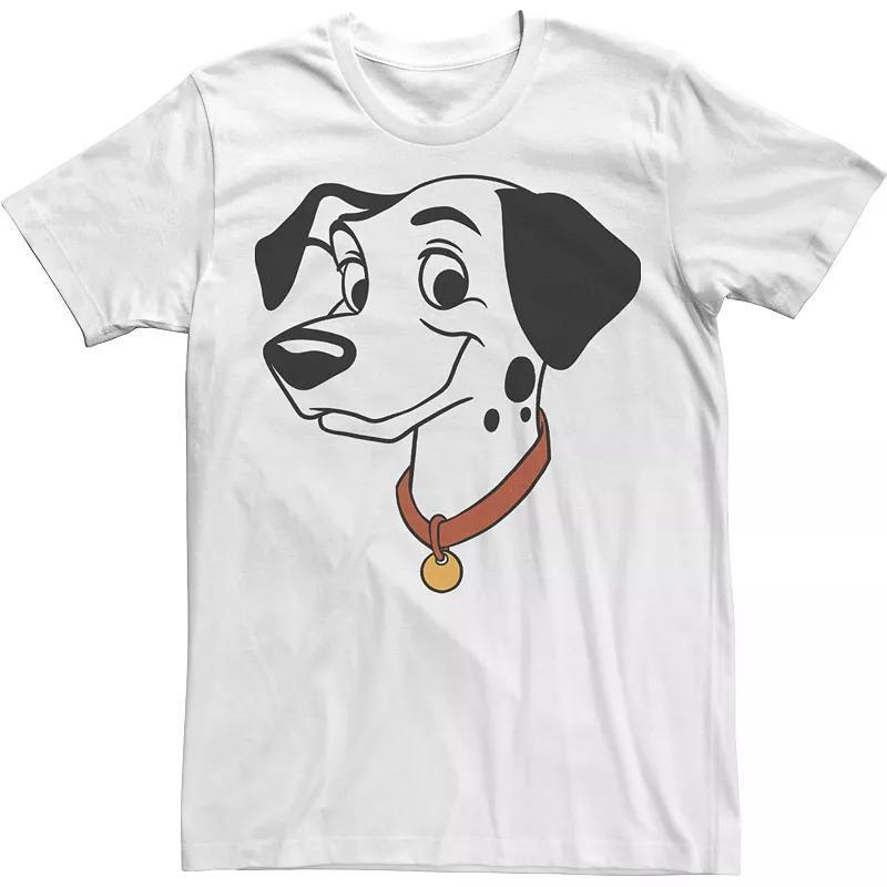 Disney's 101 Dalmatians Pongo Big Face Men's Tee, Size: Large, White Product Image