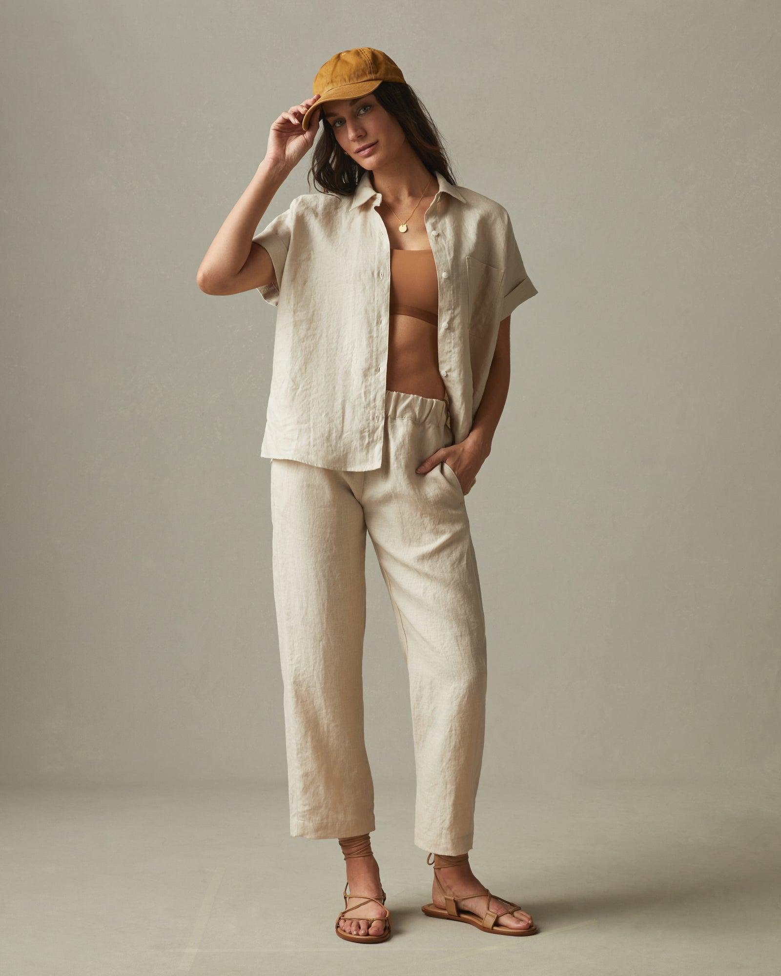 Women's Linen Pant - Cotton Product Image