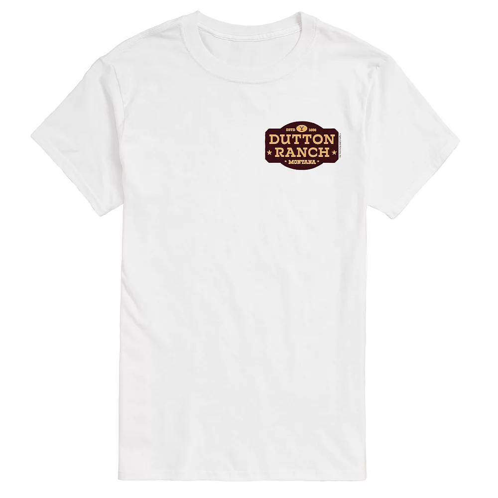 Big & Tall Yellowstone Dutton Ranch Tee, Men's,  Product Image