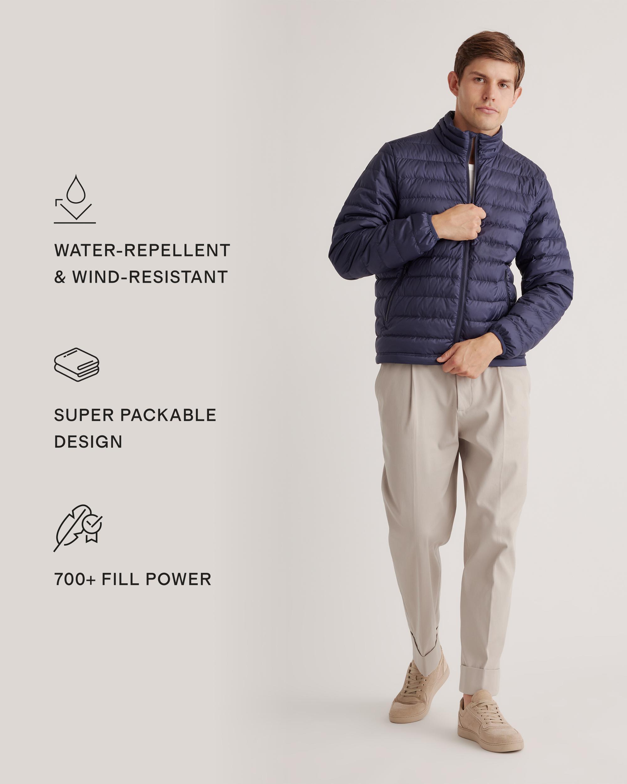 Quince | Men's Lightweight Down Packable Puffer Jacket Recycled Polyester Product Image