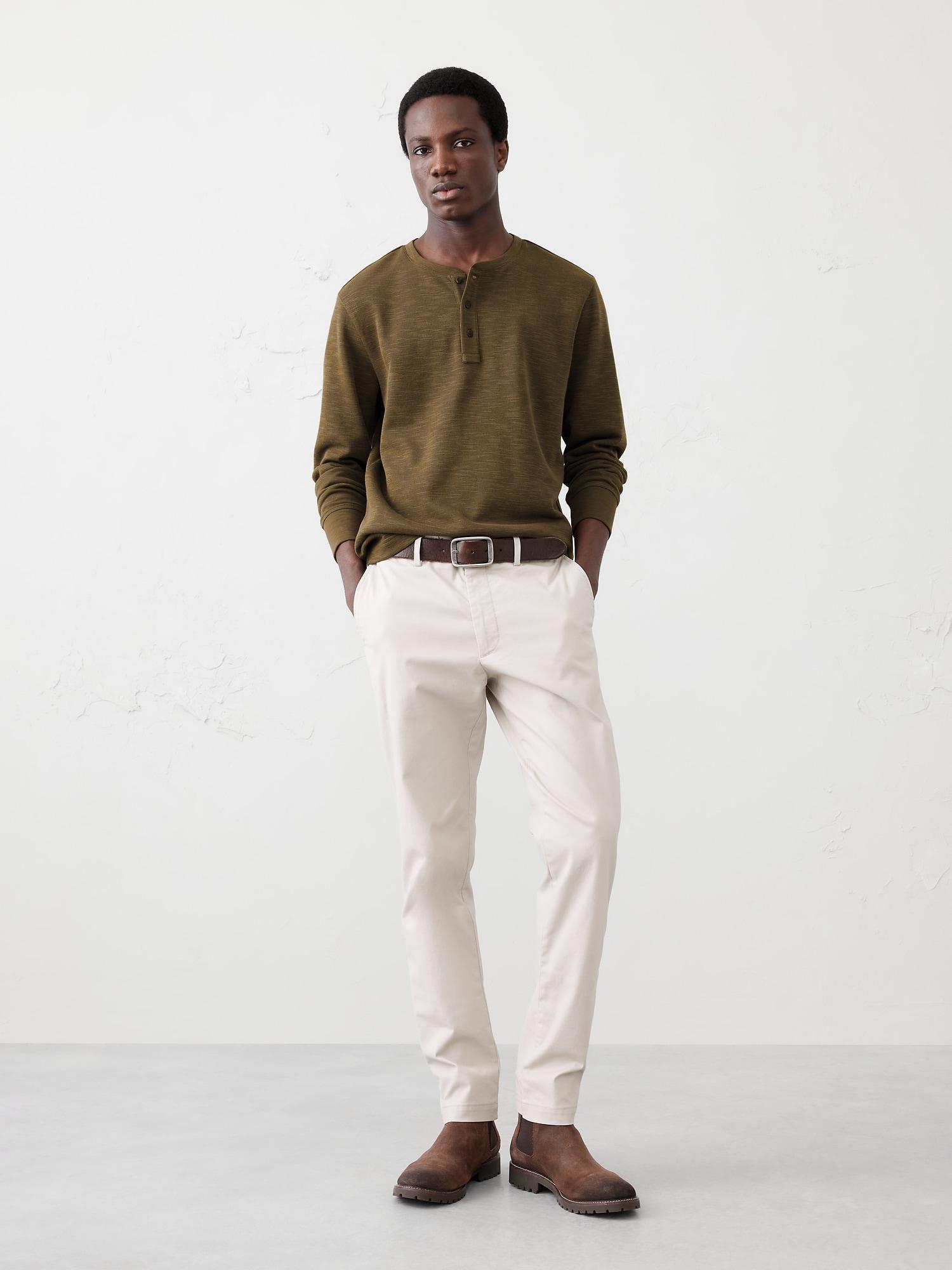 Slub Textured Henley Product Image