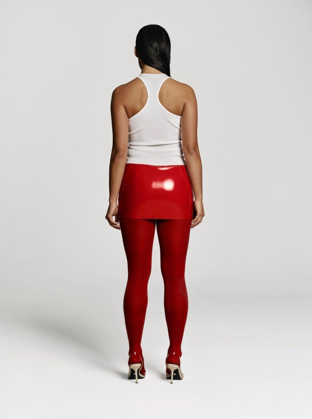 Mini Mini skort in Red patent Product Image