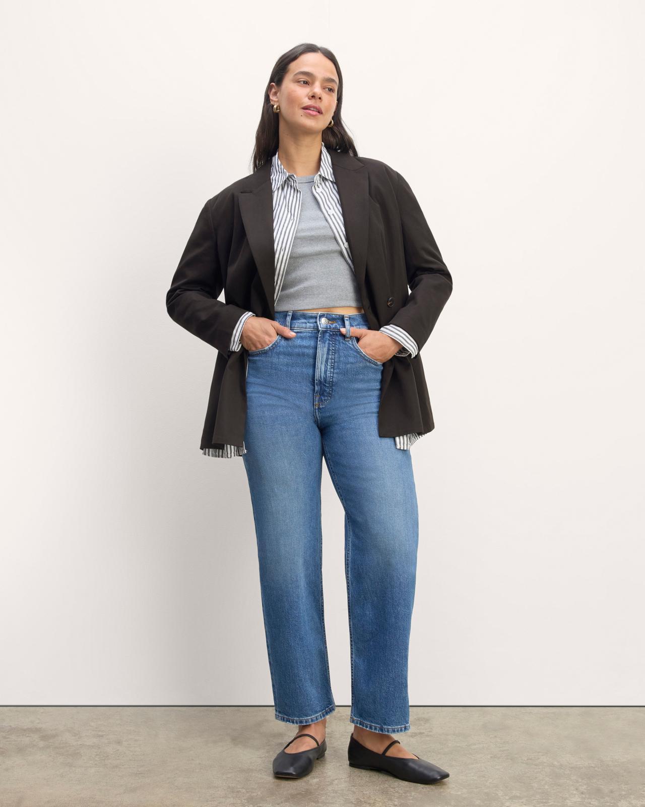 Womens Double-Breasted Blazer in Buttersmooth by Everlane Product Image