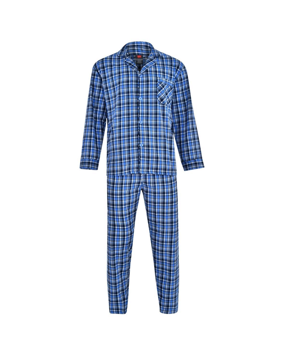 Big & Tall Hanes® Classics Pajama Set, Men's, Size: Large Tall, Red Plaid Product Image