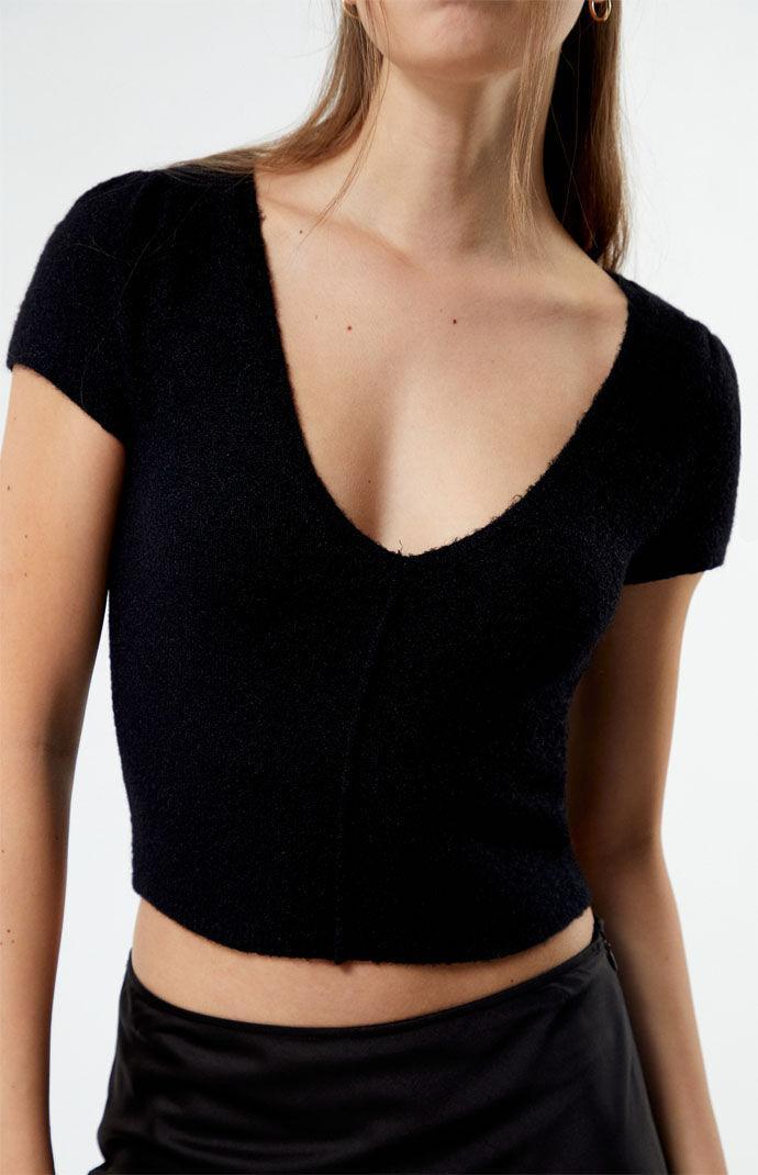 x Intimately FP Keep Me Warm Crop Top In Ivory Free People Product Image