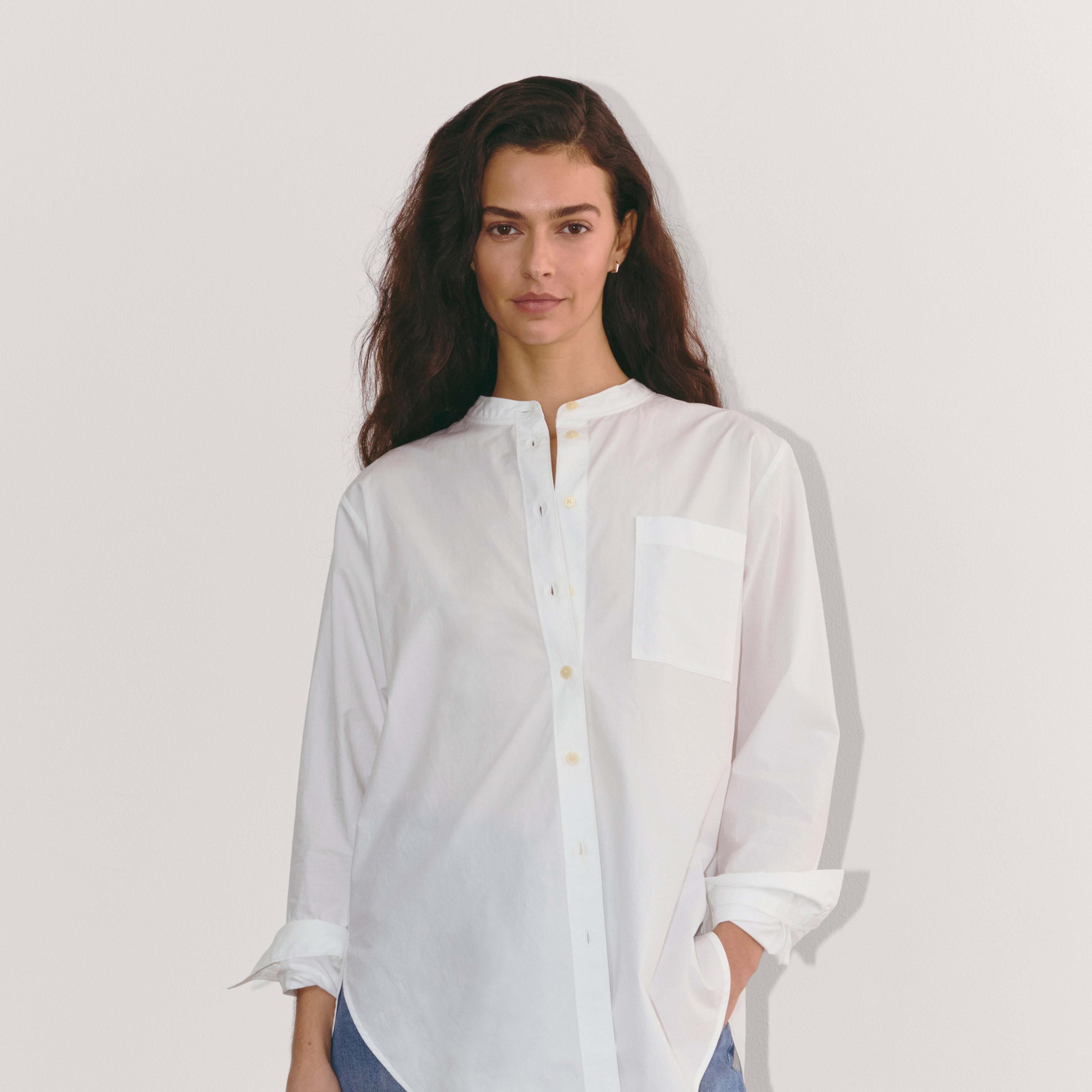 The Oversized Shirt in Ultrasoft Cotton Product Image