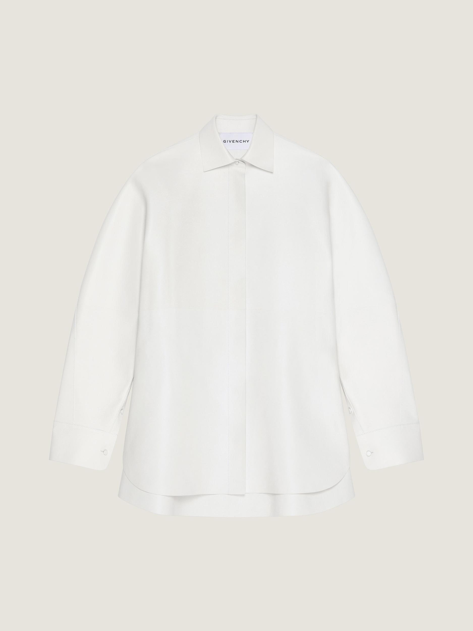 Overshirt in leather Product Image