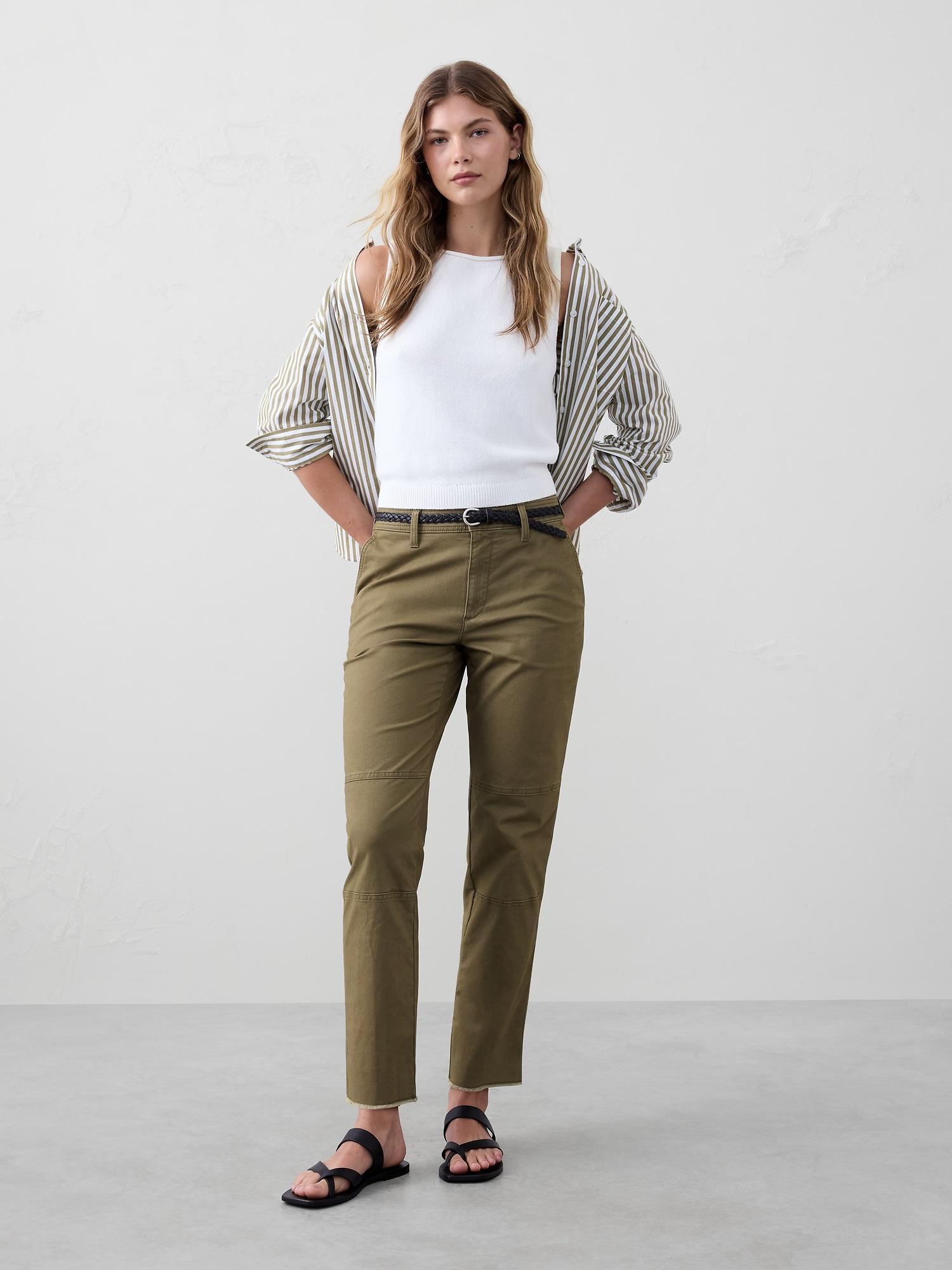 Slim Mid-Rise Pull-On Chino Product Image