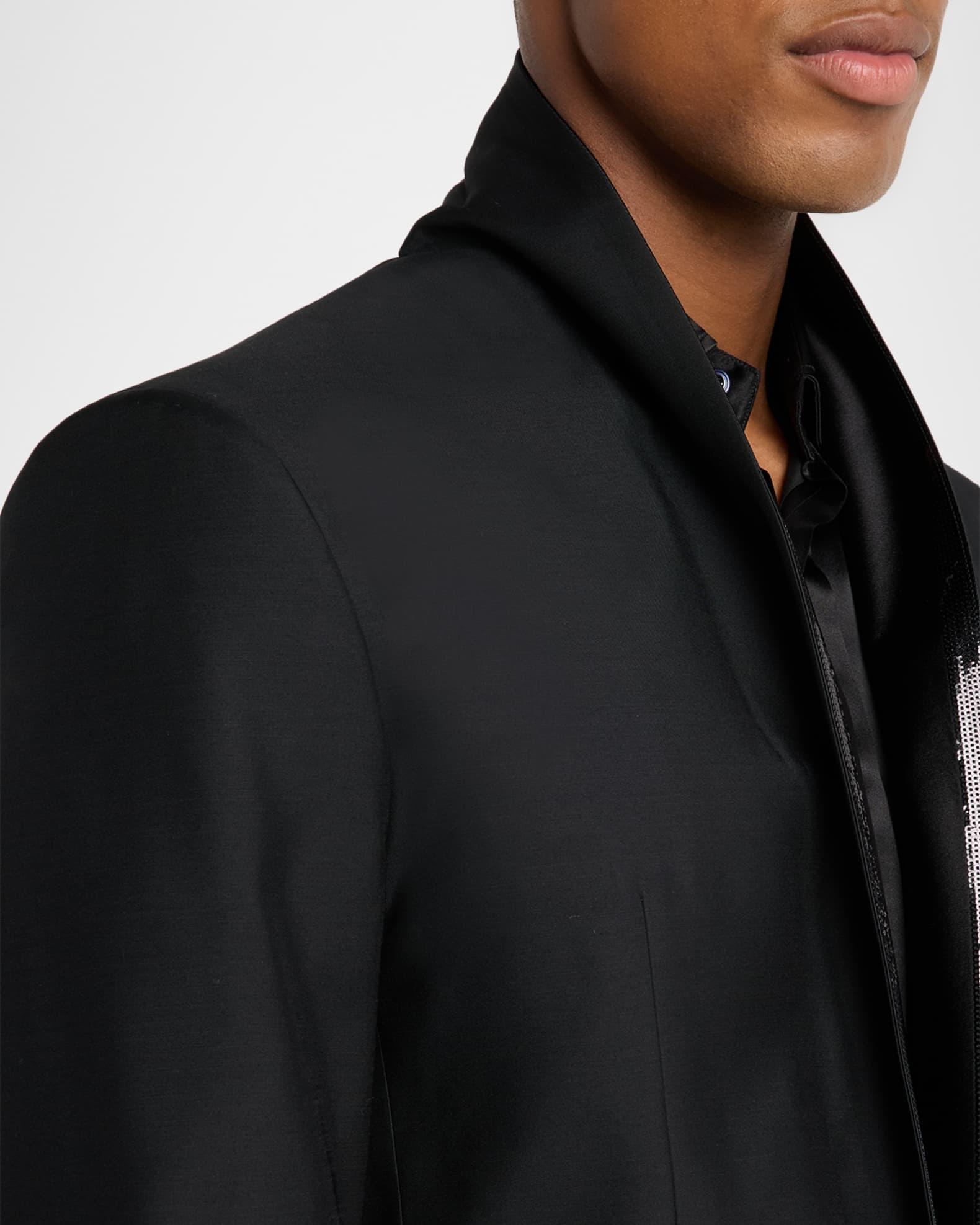Men's Embroidered Shawl Collar London Blazer Product Image