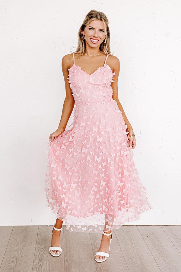 Garden Party Glow Midi in Pink Product Image