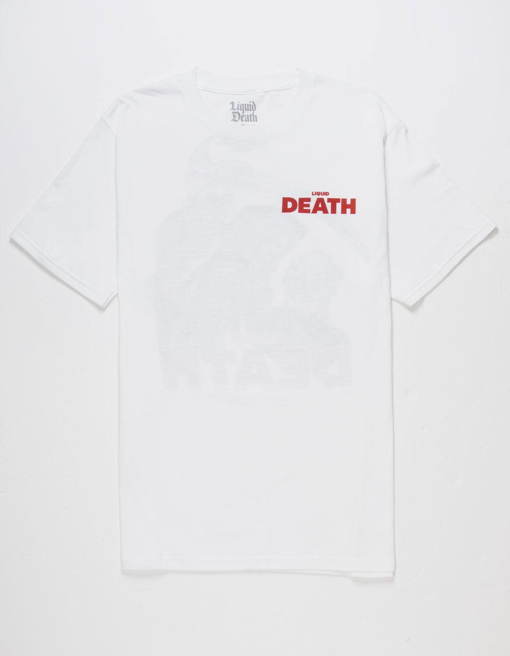 LIQUID DEATH Chrome Reaper Mens Tee - BONE Product Image