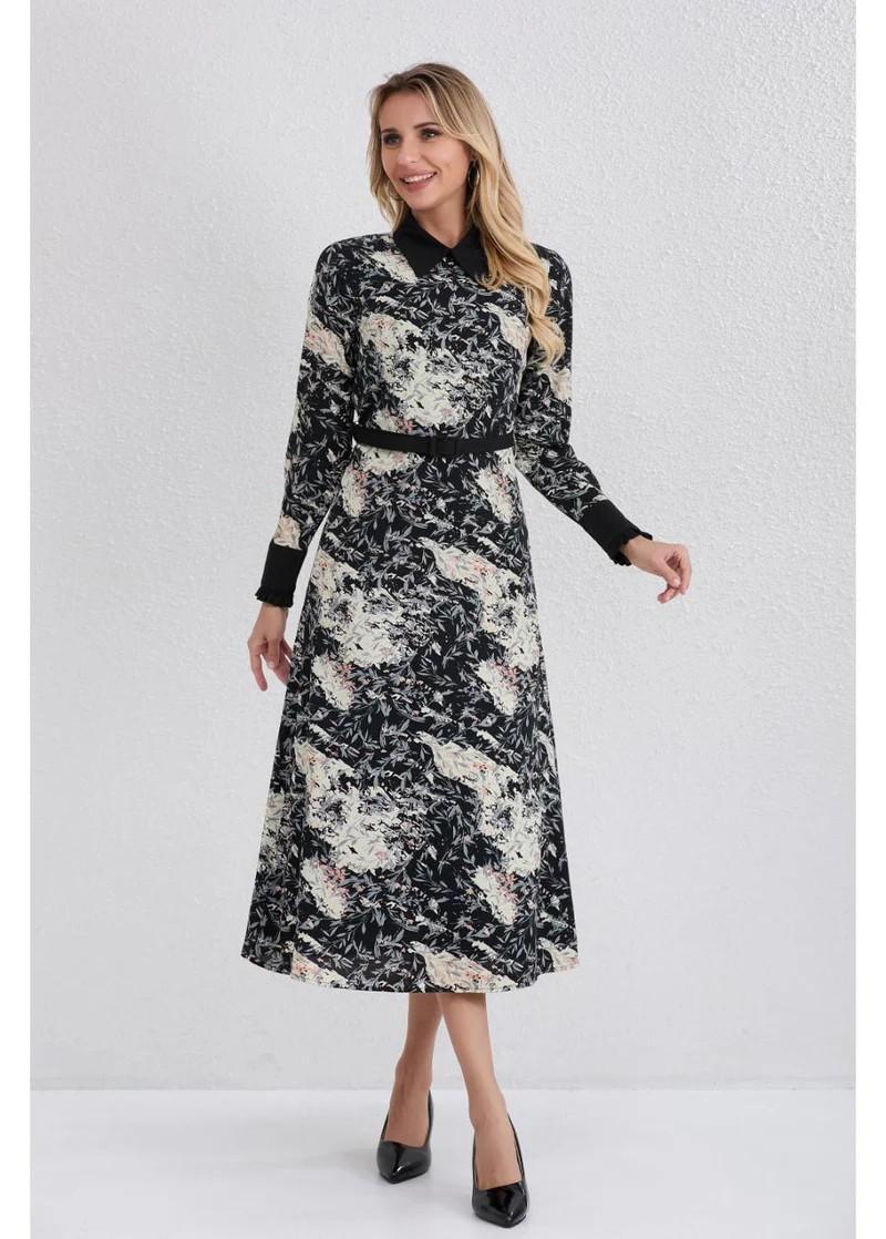 Twilight Petals Midi Dress Product Image