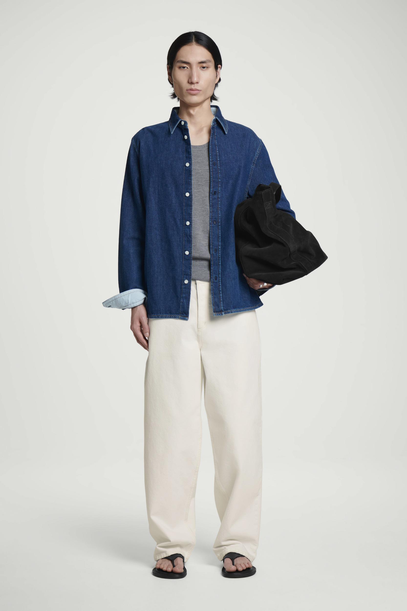 RELAXED DENIM OVERSHIRT Product Image
