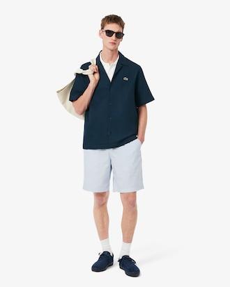 Relaxed Fit Waffle Texture Shirt Product Image