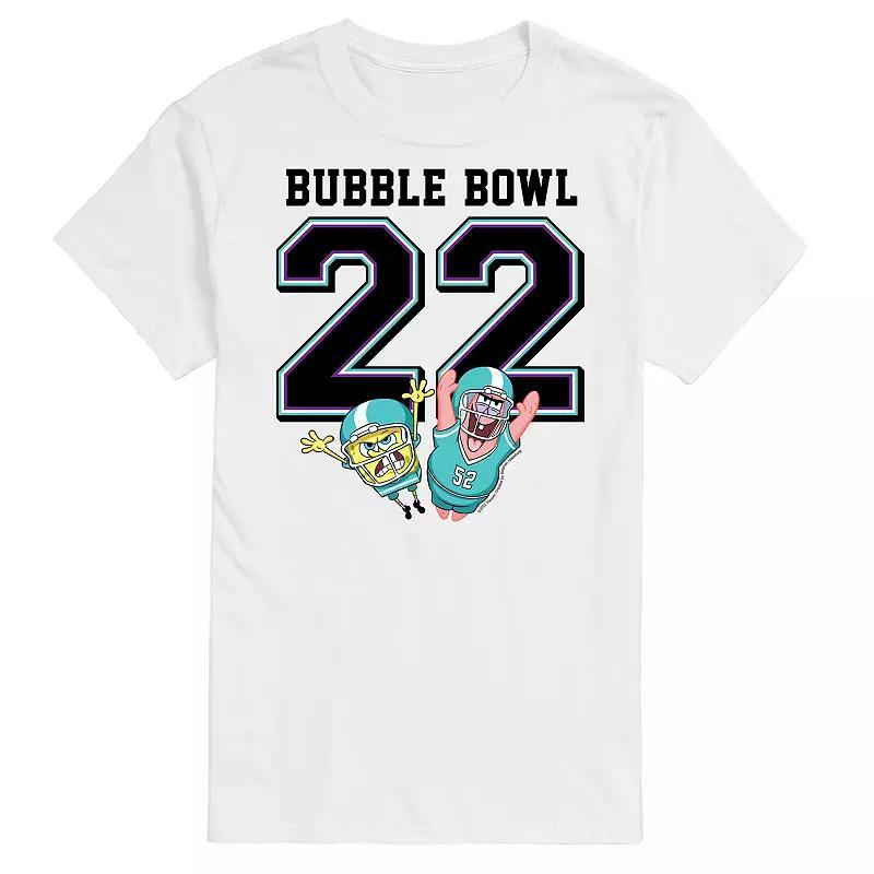 Men's SpongeBob SquarePants Bubble Bowl 22 Tee, Size: Small, Grey Product Image