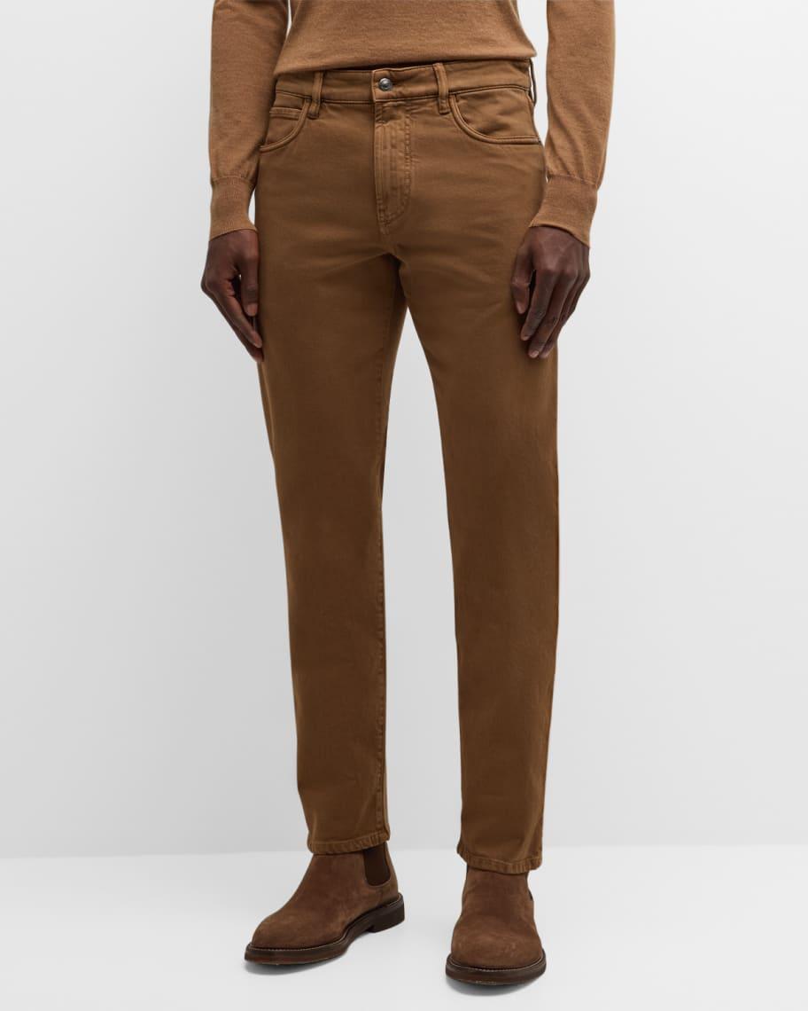 Mens Straight Leg 5-Pocket Pants Product Image