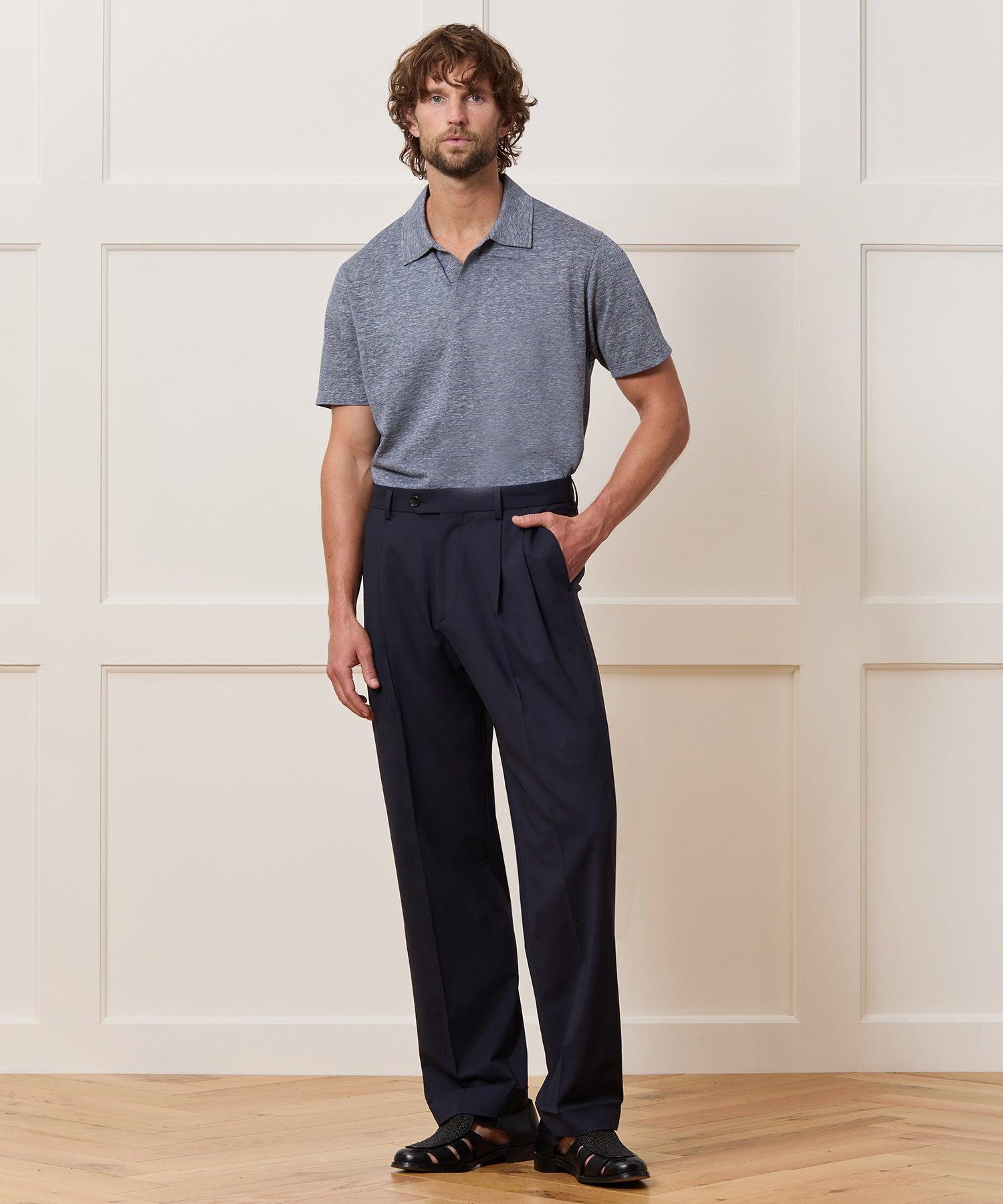 Cotton-Linen Pique Montauk Polo Product Image
