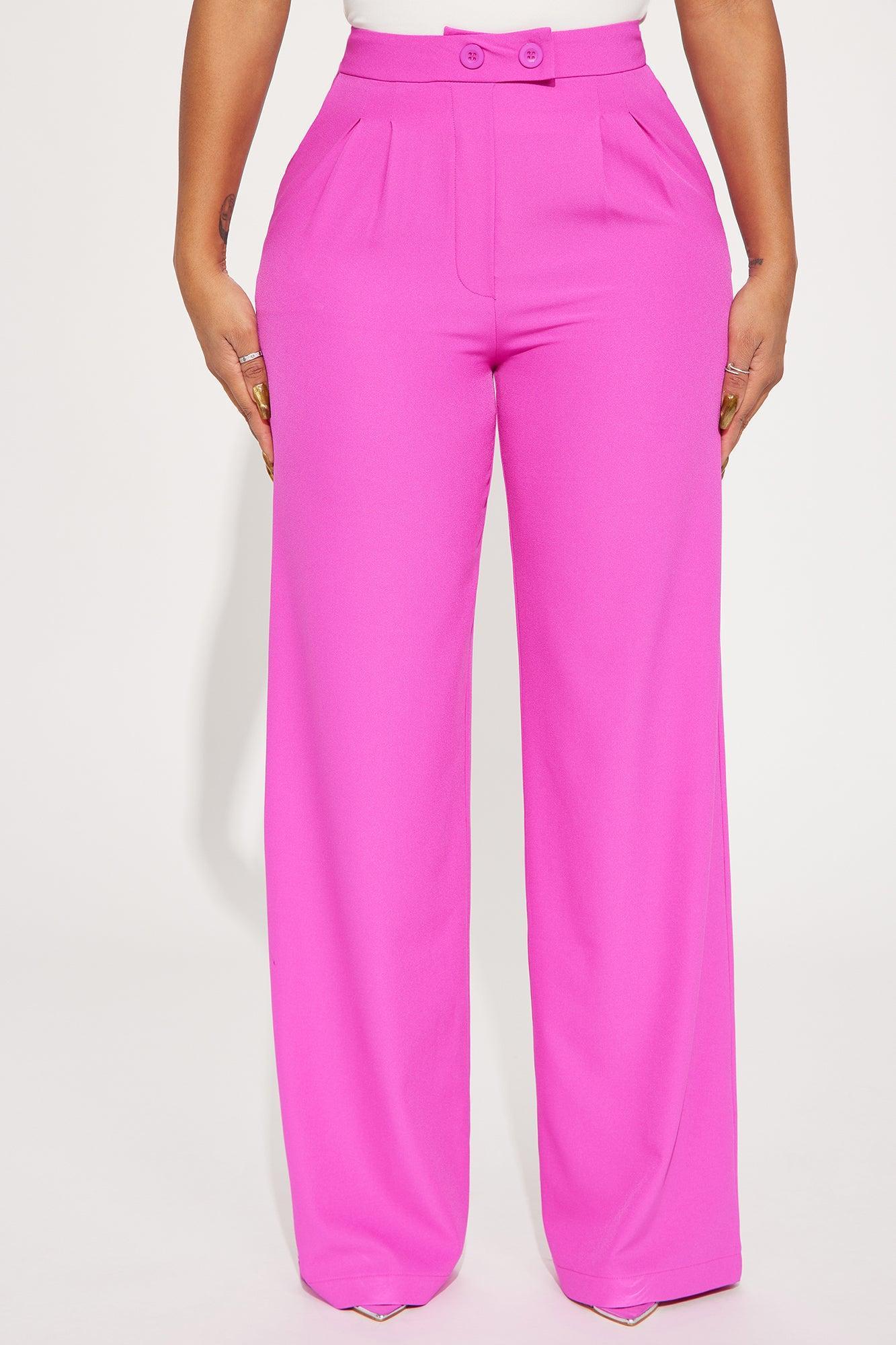 Feeling Focused Trouser - Fuchsia Product Image