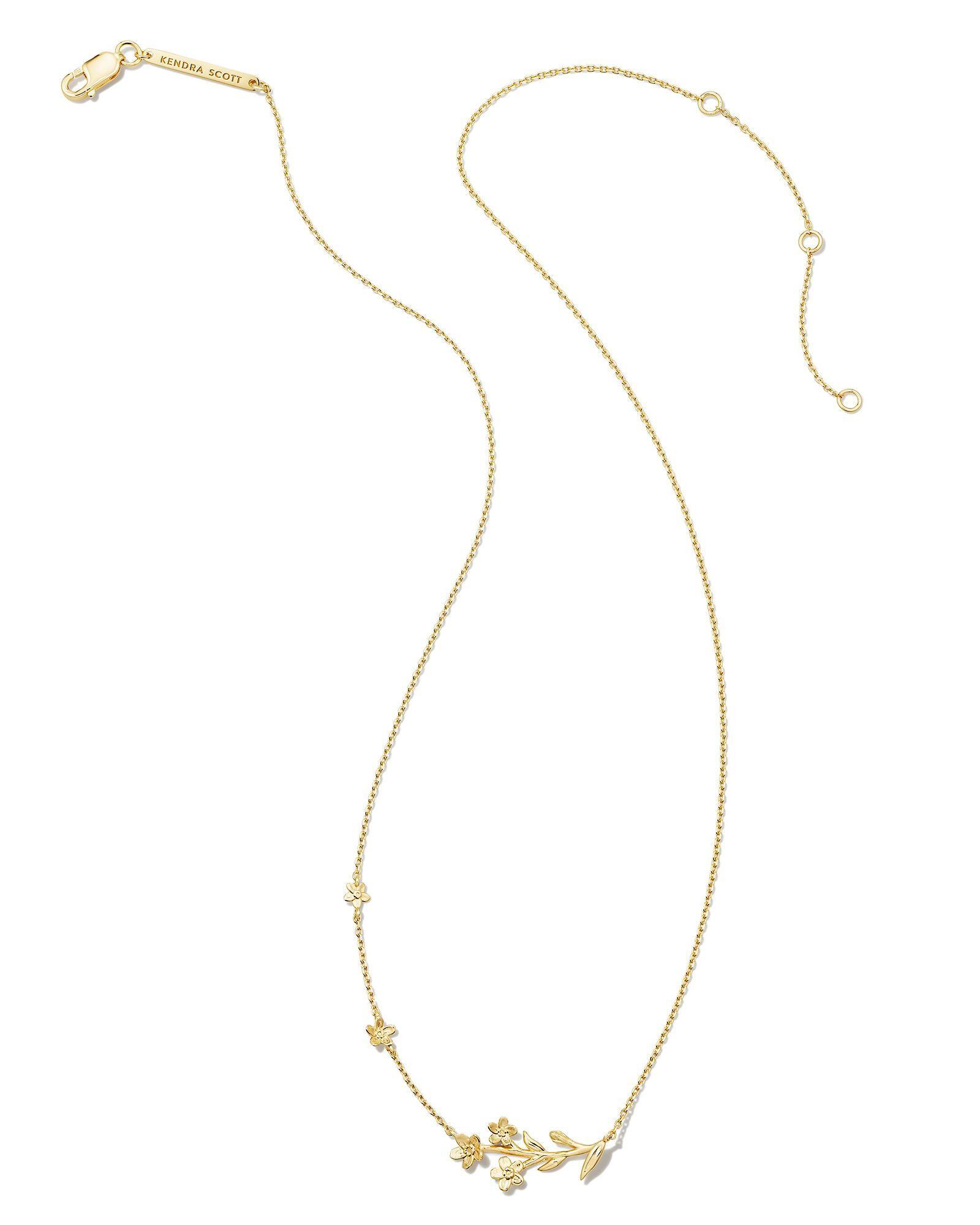 Lilah Pendant Necklace in 18k Gold Vermeil Product Image