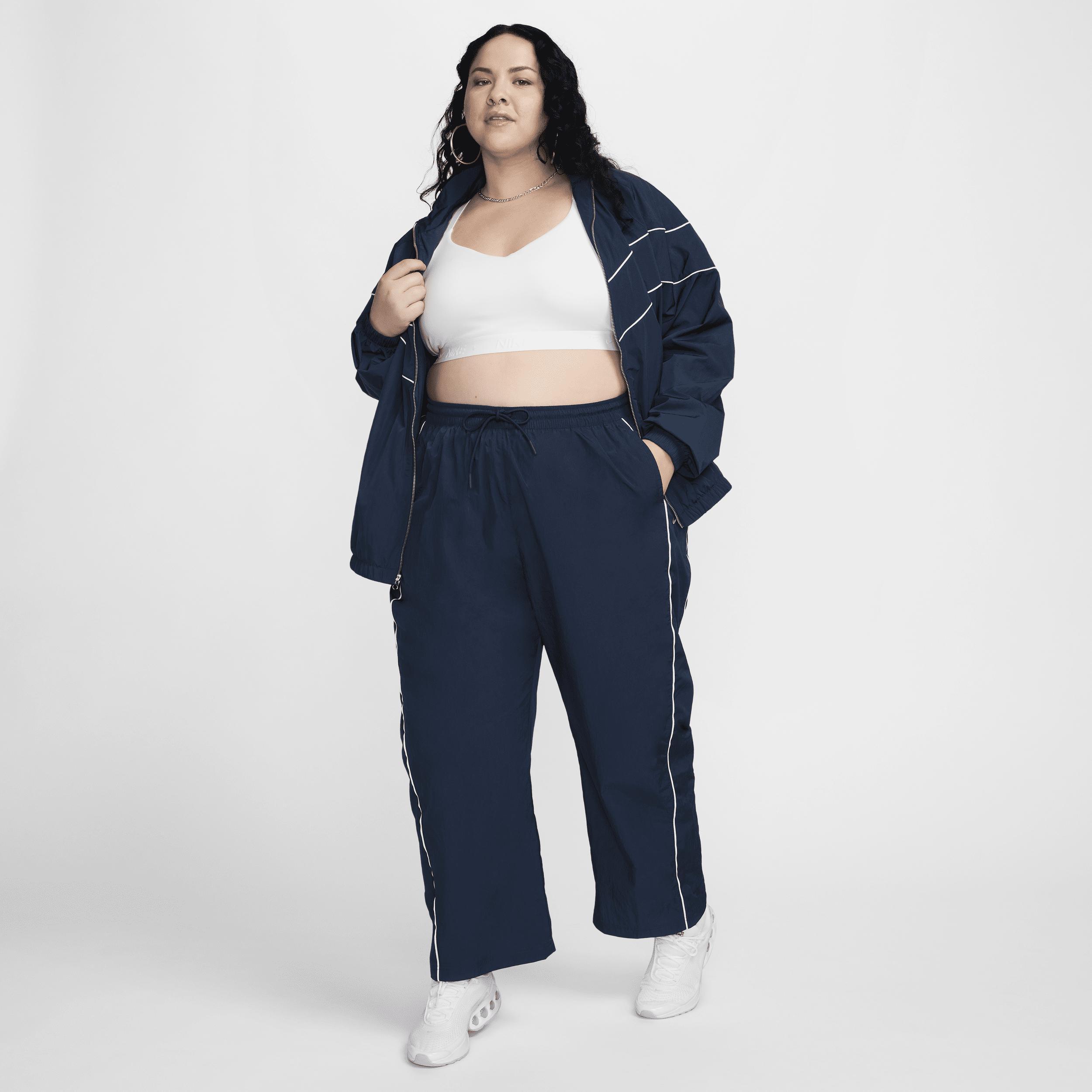 Nike Windrunner Women's High-Waisted Woven Open-Hem Pants (Plus Size) Product Image