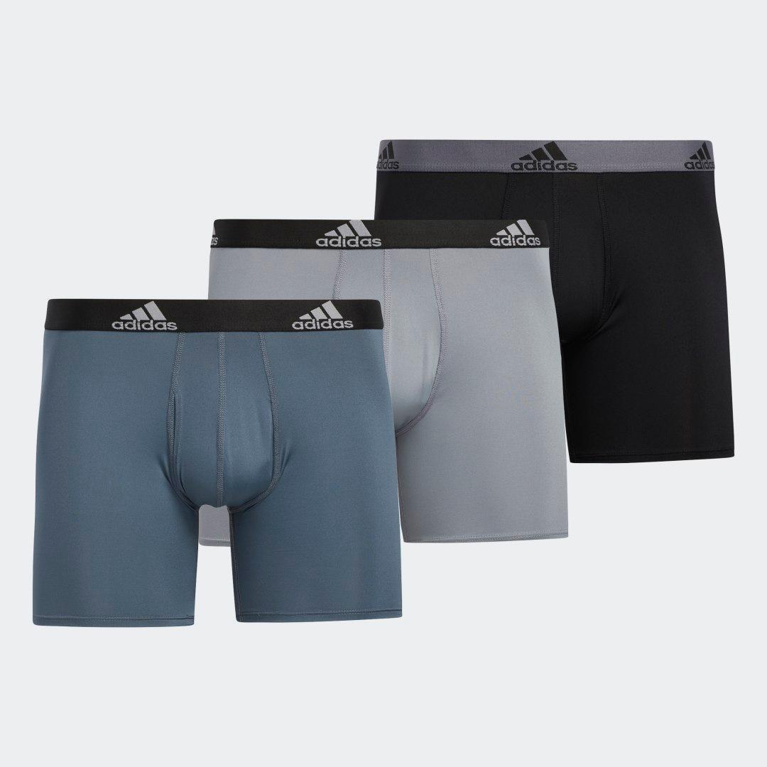 Big & Tall adidas 3-pack Performance Boxer Briefs, Men's,  Product Image