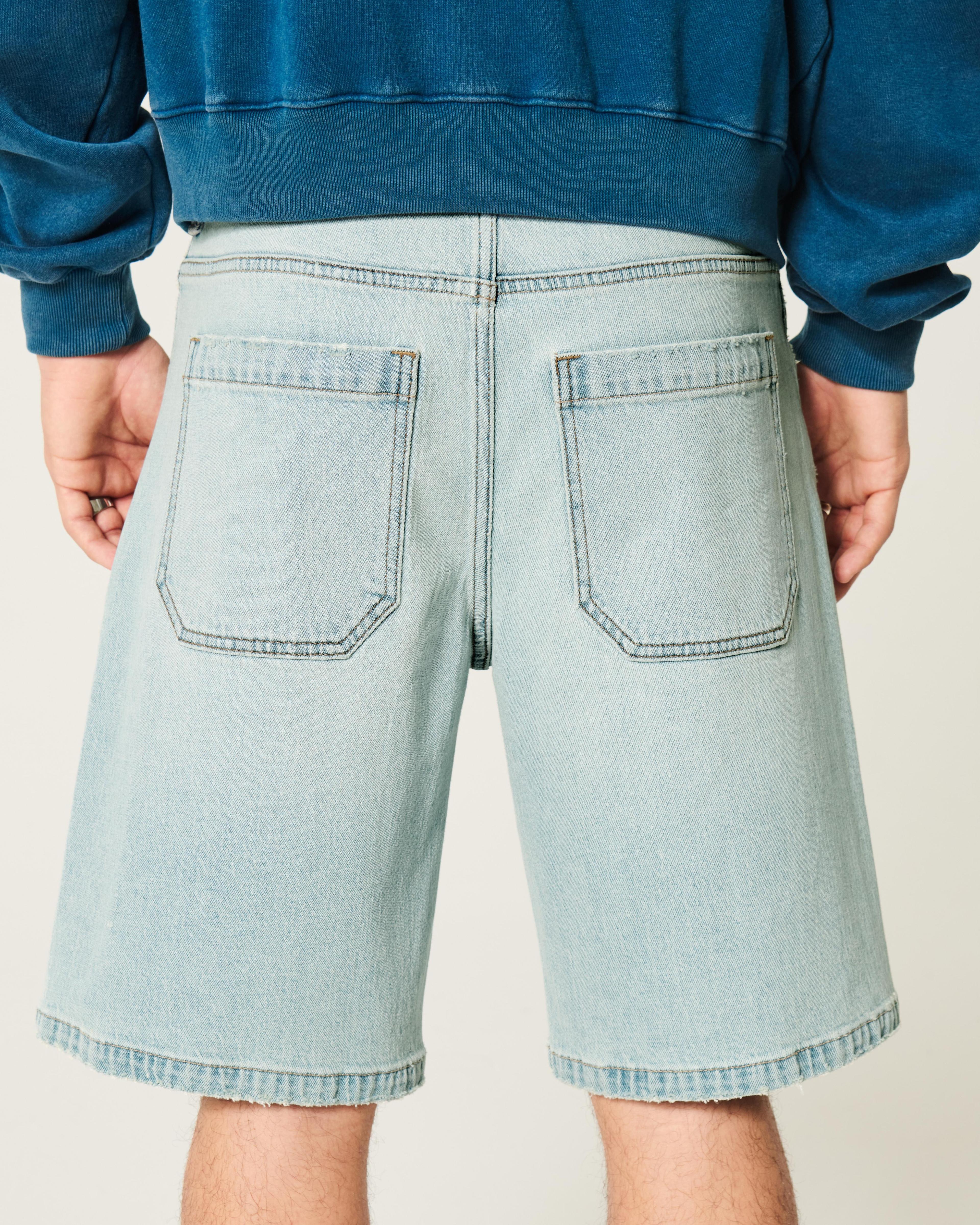 Baggy Jean Shorts Product Image