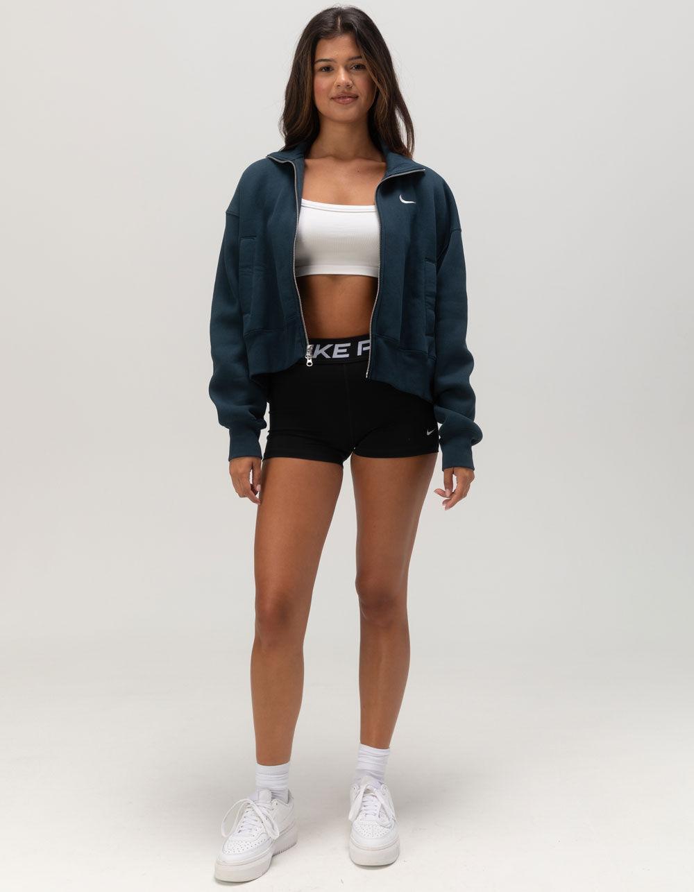 NIKE Sportswear Phoenix Fleece Oversized Womens Track Jacket - NAVY Product Image
