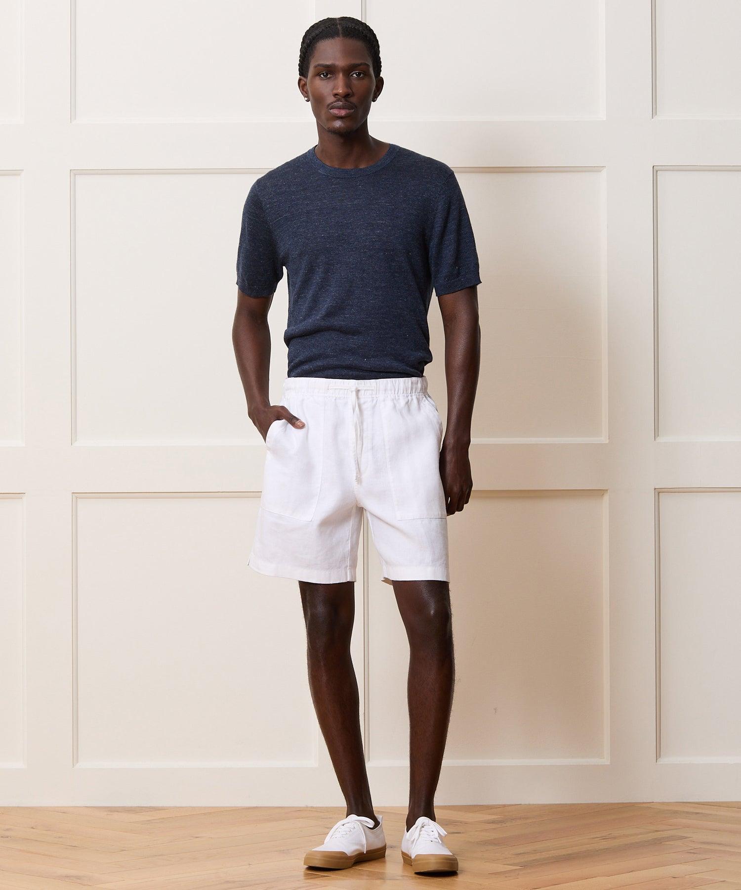 Relaxed Linen Sweater Tee Product Image