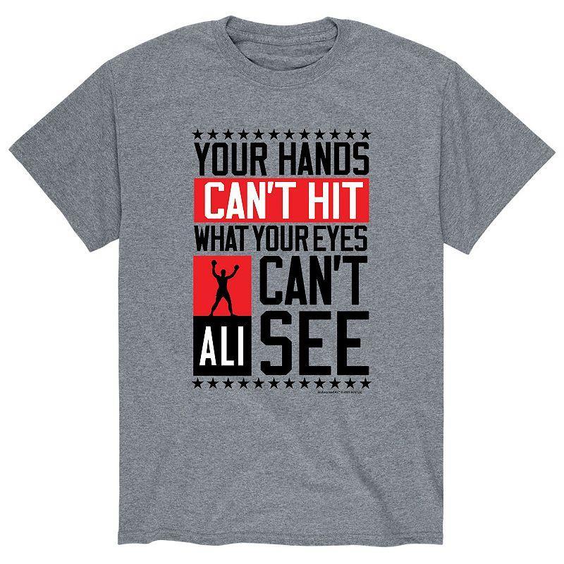 Men's Ali Your Hands Can't Hit Tee, Size: Medium, Athletic Grey Product Image