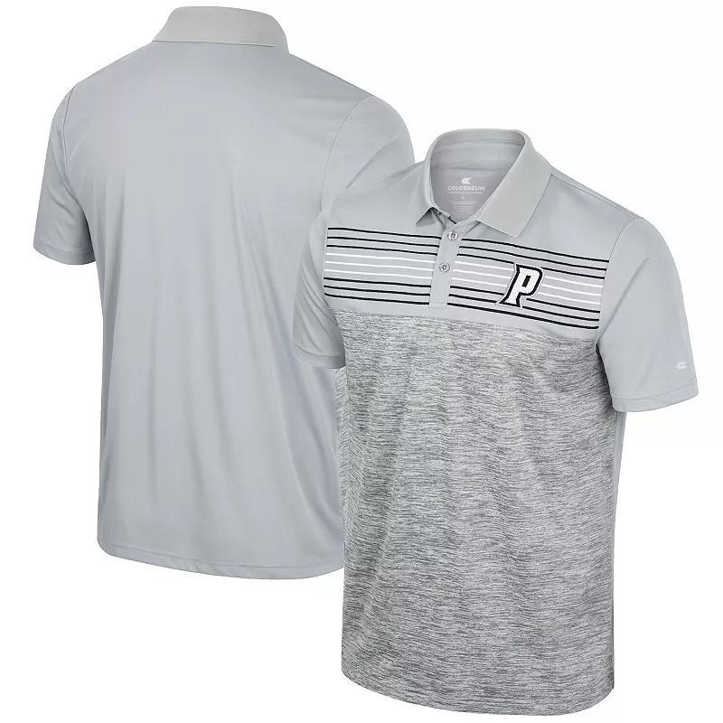 Mens Colosseum Gray Providence Friars Cybernetic Polo Product Image
